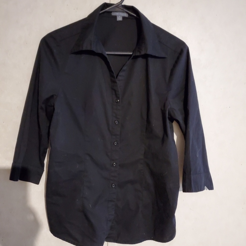 Black button up